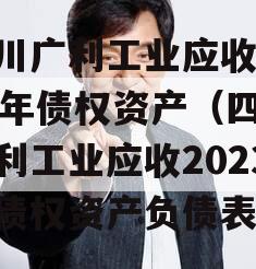 四川广利工业应收2023年债权资产（四川广利工业应收2023年债权资产负债表）